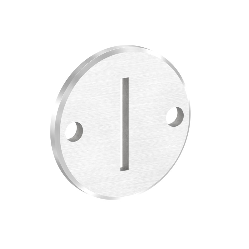 Piastra ancoraggio laterale da saldare AISI 316 Ø100x8mm