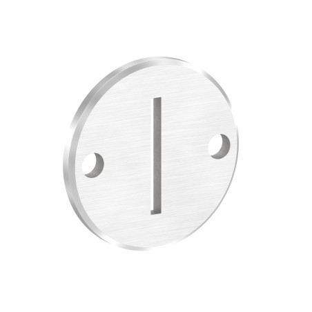 Piastra ancoraggio laterale da saldare AISI 316 Ø100x8mm