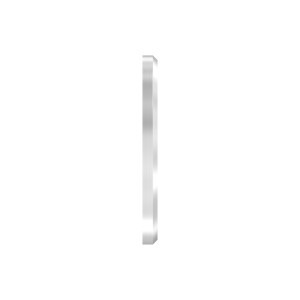 Piastra ancoraggio laterale da saldare AISI 316 Ø100x8mm