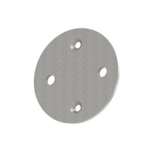 Piastra rotonda ancoraggio laterale Ø100 AISI 316
