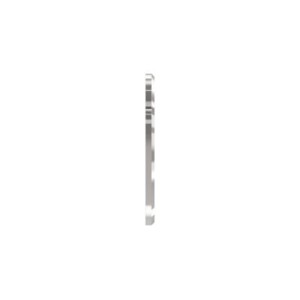 Piastra rotonda ancoraggio laterale 100 mm AISI 316