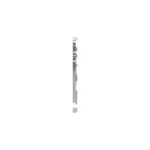 Piastra rotonda ancoraggio laterale 100 mm AISI 316