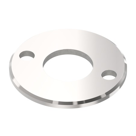 Piastra a pavimento Ø100x6 mm AISI 316 per tubo 42,4mm