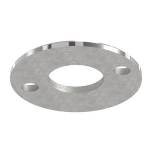 Piastra a pavimento Ø100x6 mm AISI 316 per tubo 42,4mm