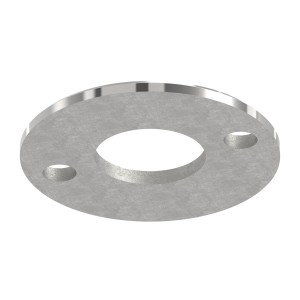 Piastra a pavimento Ø100x6 mm AISI 316 per tubo 42,4mm