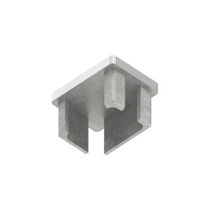 Tappo per tubo 40x30x2 mm AISI 304 satinato