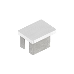 Tappo per tubo 40x30x2 mm AISI 304 satinato
