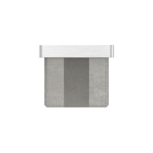 Tappo per tubo 40x30x2 mm AISI 304 satinato