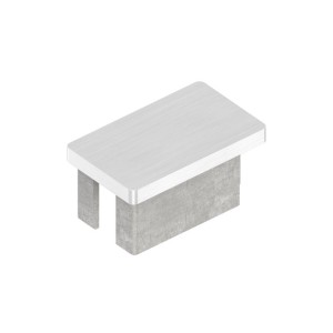 Tappo per tubo 50x30x2 mm AISI 304 satinato