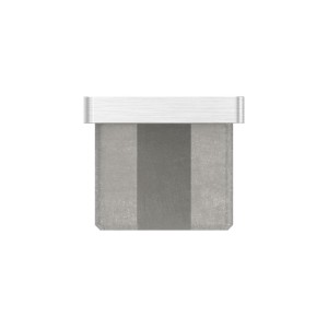 Tappo per tubo 50x30x2 mm AISI 304 satinato