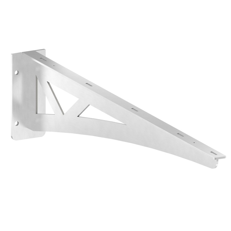 Staffa portavetro pensiline 1100x150 AISI 316 sat.