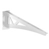 Staffa portavetro con triangoli tagliati per pensiline 1100x150mm AISI 316 sat. (IN112-205-04)