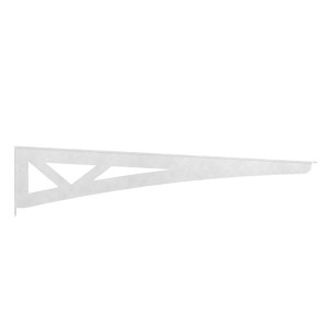 Staffa portavetro pensiline 1100x150 AISI 316 sat.