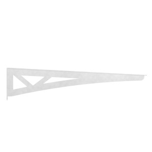 Staffa portavetro pensiline 1100x150 AISI 316 sat.