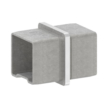 Raccordo diritto tubo 30x30x2 mm in AISI 316 satinato