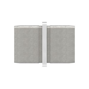 Raccordo diritto tubo 30x30x2 mm in AISI 316 satinato