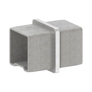 Raccordo diritto tubo 30x30x2 mm in AISI 316 satinato