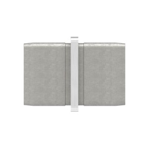 Raccordo diritto tubo 30x30x2 mm in AISI 316 satinato