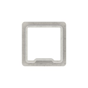 Raccordo diritto tubo 40x40x2 mm in AISI 316 lucido