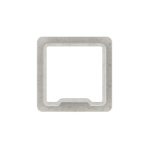Raccordo diritto tubo 40x40x2 mm in AISI 316 lucido