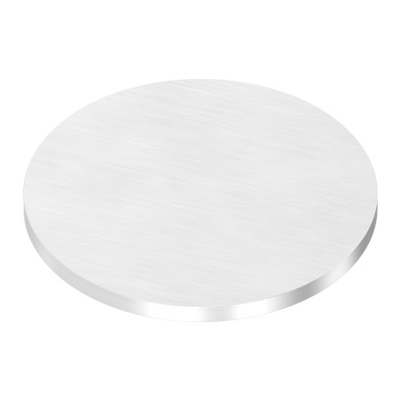 Piastra tagliata laser Ø70x4 mm AISI 304 satinato