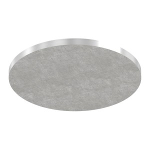 Piastra tagliata laser Ø70x4 mm AISI 304 satinato