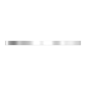 Piastra tagliata laser Ø70x4 mm AISI 304 satinato