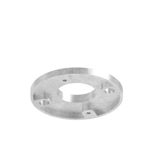 Piastra a pavimento Ø100x8 per tubo 42,4 mm AISI 316