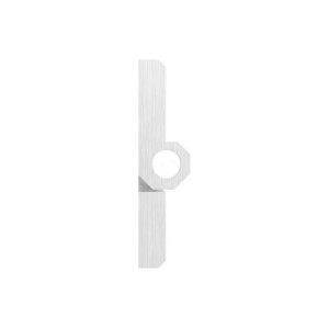 Cerniera 60x60 mm AISI 316 satinato con fori M8
