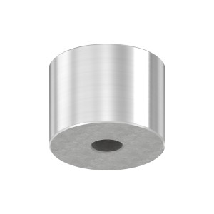Distanziale per vite fermavetro 30 mm AISI 304 satinato
