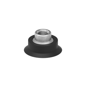 Fermavetro Ø32 mm a filo M8 in AISI 304 satinato