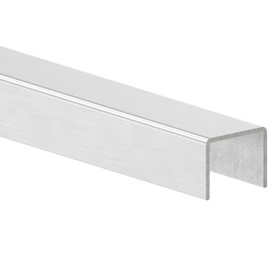 Lamiera piegata a U in acciaio inox per vetro (IN600-235)