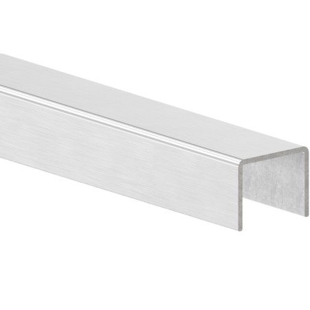 Lamiera piegata a U in acciaio inox per vetro (IN600-235)