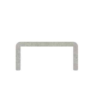 Profilo coprispigolo Type ID vetro 10+10 alluminio inox