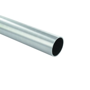 Tubo inox tondo AISI 304 satinato Ø33,7x2 mm 3000 mm