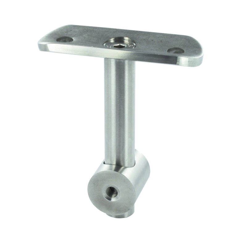 Supporto per corrimano fisso per tubo d. 42,4 aisi 304