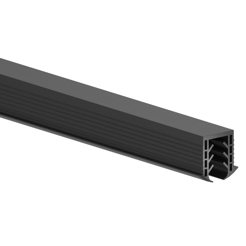 Guarnizione per tubo sagomato 27x30 mm per vetro 9-13 mm