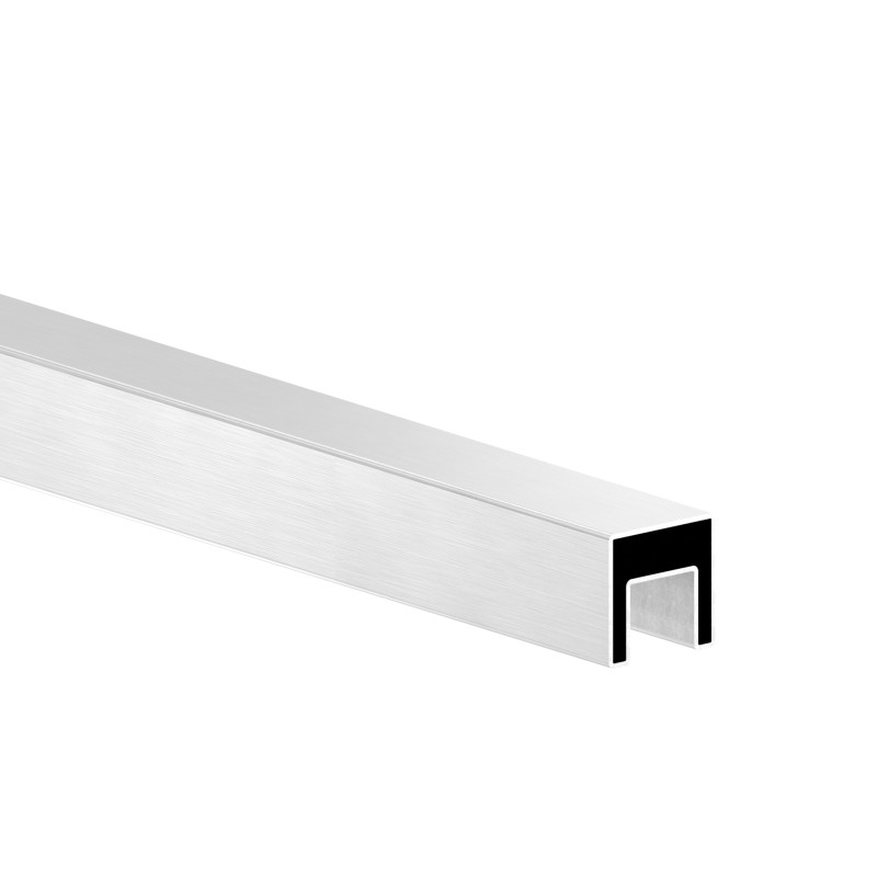Tubo sagomato quadro 40x40x1,5 AISI 316 satinato