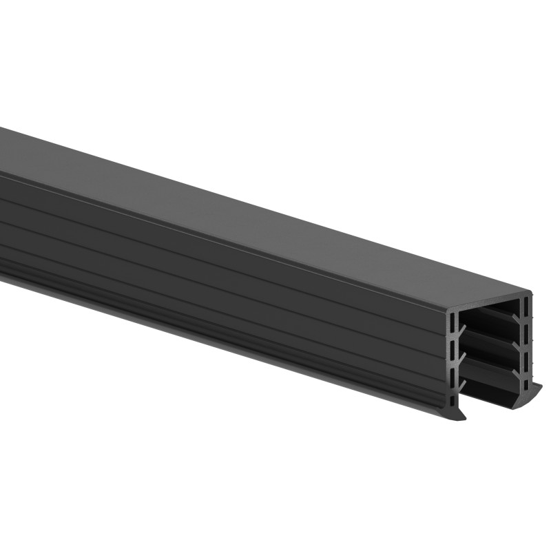 Guarnizione tubo sagomato 34x34 per vetro 20,76-21,52mm