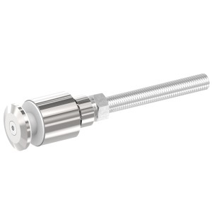 Vite fermavetro Ø40 AISI 316 lucido con barra M14