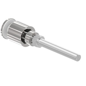 Vite fermavetro Ø40 AISI 316 lucido con barra M14