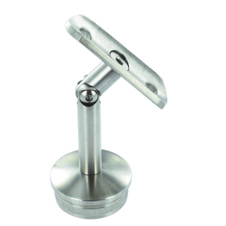 Supporto per corrimano snodabile per tubo d. 42, aisi 316 
