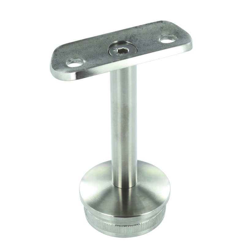 Supporto per corrimano fisso per tubo d. 42,4 aisi 316