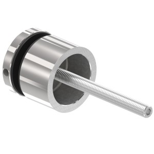 Vite fermavetro Ø52 mm AISI 316 lucido | distanziale 30mm