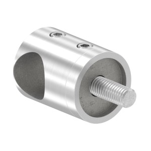 Supporto per tondino Ø14 mm AISI 304 satinato