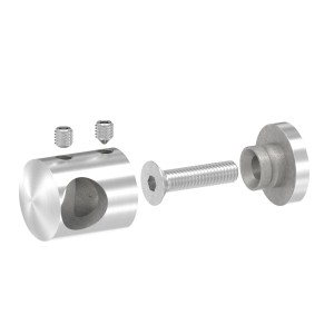 Supporto per tondino Ø14 mm AISI 304 satinato