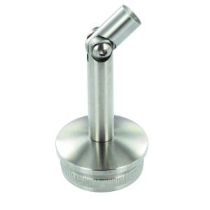 Supporto per corrimano snodabile per tubo d. 42,4 aisi 316 