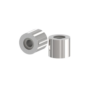 Distanziatore piatto AISI 316 Ø25x22 mm lucido