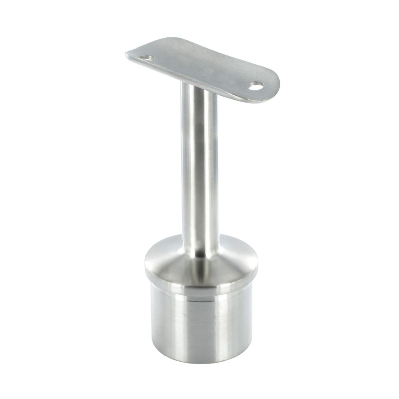 Supporto per corrimano con sella per tubo d. 42,4 aisi 316
