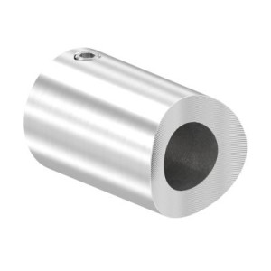 Blocco per tondino Ø12 per tubo Ø42,4 in AISI 316